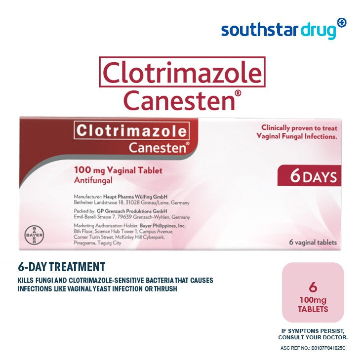 Canesten Vaginal 100mg Tablet
