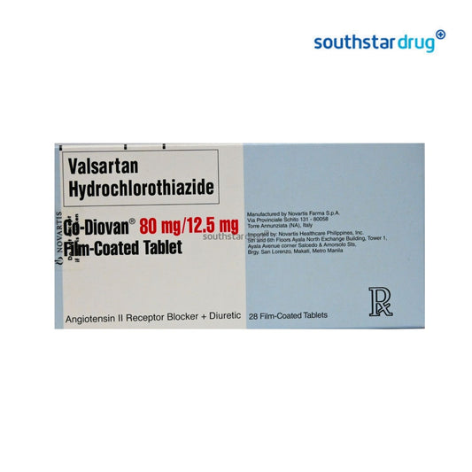 Rx: Co - Diovan 80mg / 12.5mg Tablet