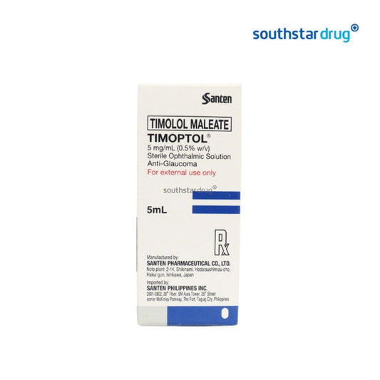 Rx: Timoptol 0.005 5ml Opthalmic Solution