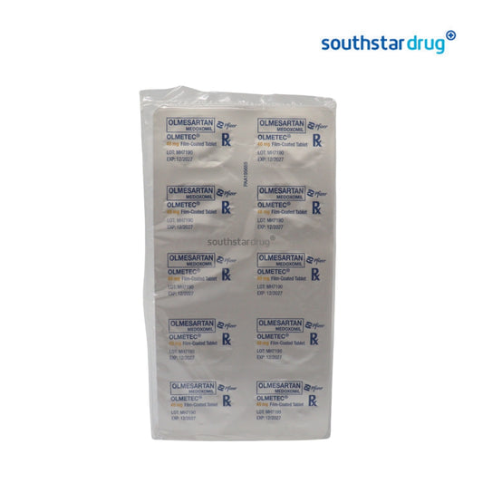 Rx: Olmetec 40mg Tablet