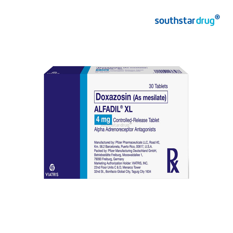 Rx: Alfadil XL 4mg Tablet - Southstar Drug