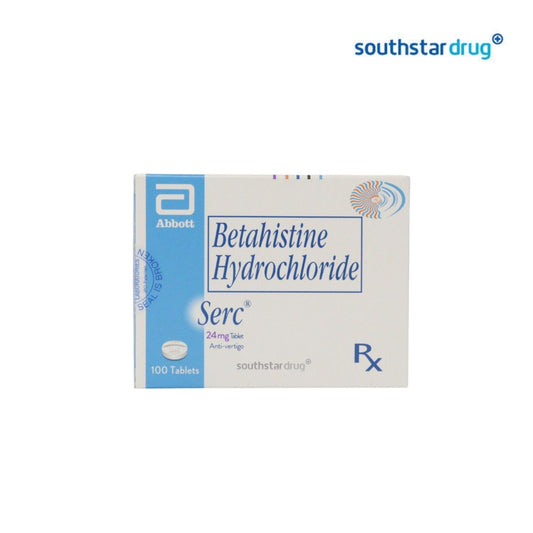 Rx: Serc 24mg Tablet