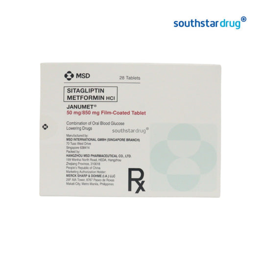 Rx: Janumet 50mg / 850mg Tablet