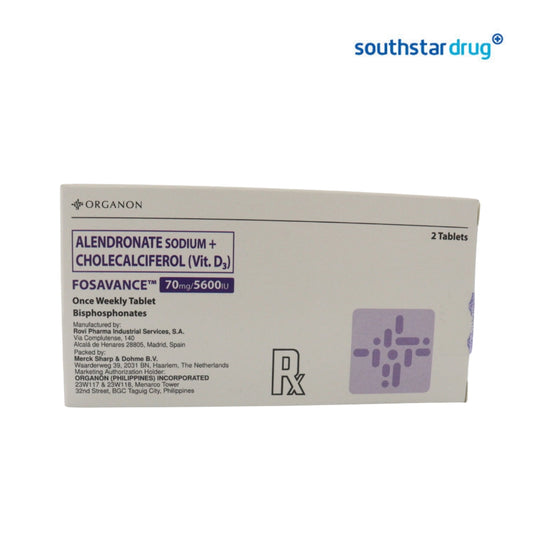 Rx: Fosavance 70mg / 5600 IU Tablet