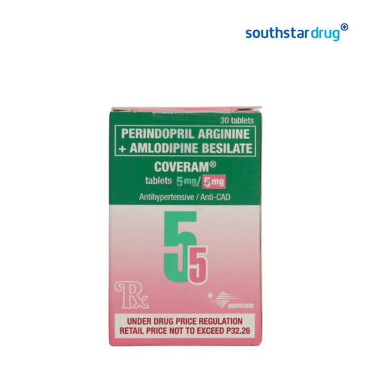 Rx: Coveram 5mg / 5mg Tablet
