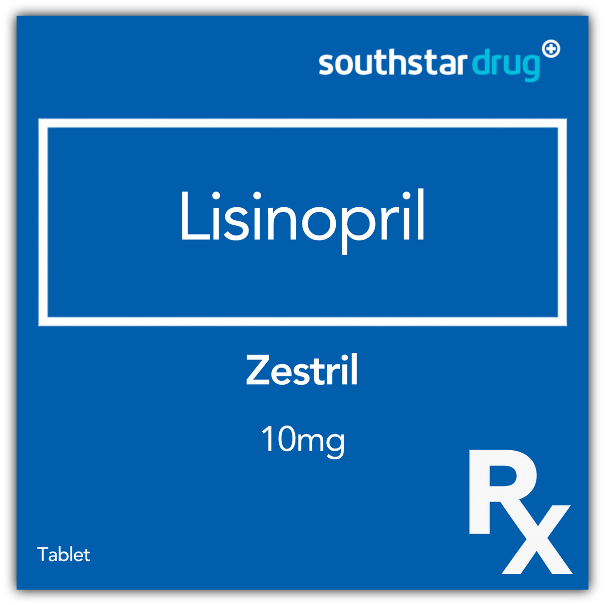Rx: Zestril Tablet 10mg 1pc