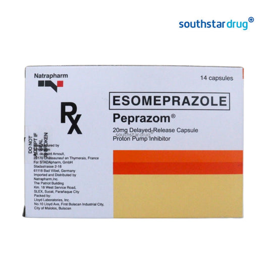 Rx: Peprazom 20mg Capsule