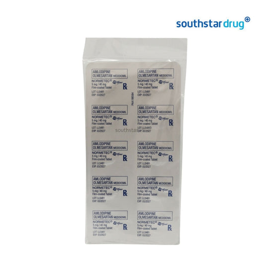 Rx: Normetec 5mg / 40mg Tablet