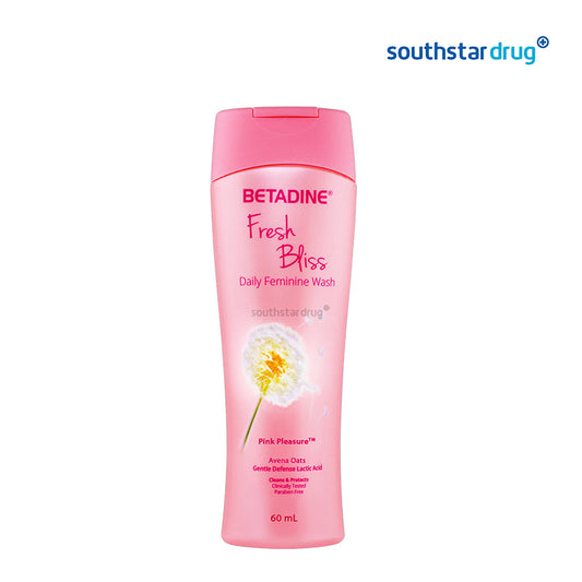 Betadine Fresh Bliss Pink 60ml Feminine Wash