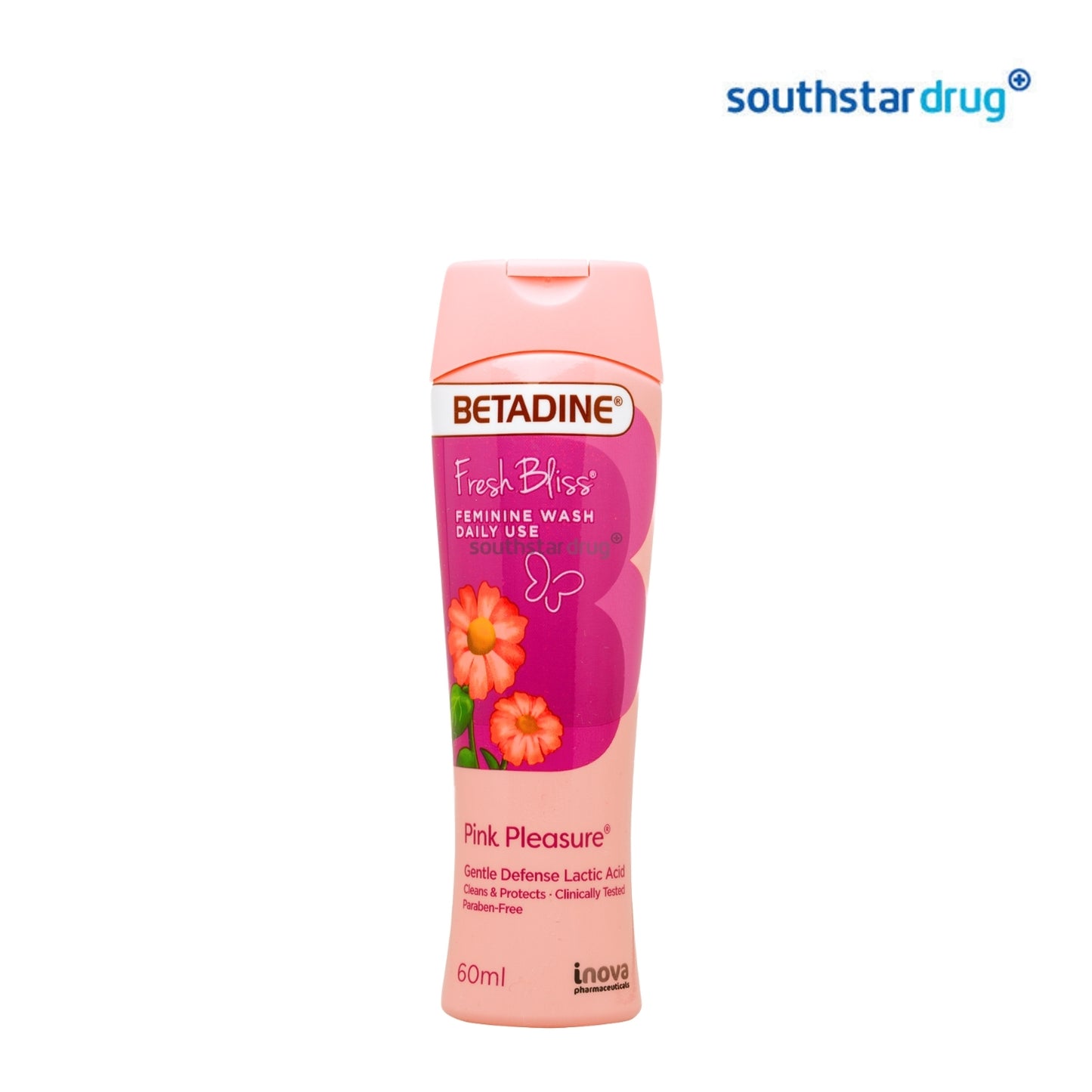 Betadine Fresh Bliss Pink 60ml Feminine Wash