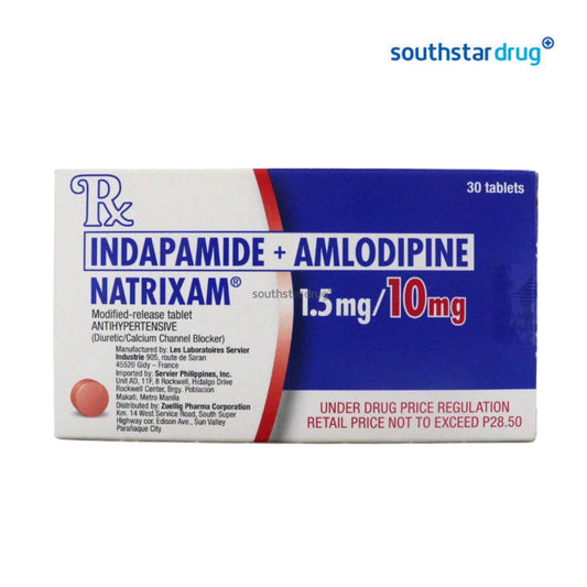 Rx: Natrixam 1.5mg / 10mg Tablet