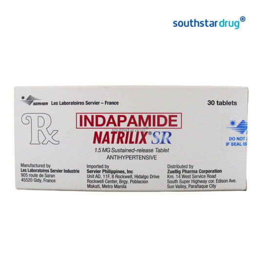 Rx: Natrilix SR 1.5mg Tablet