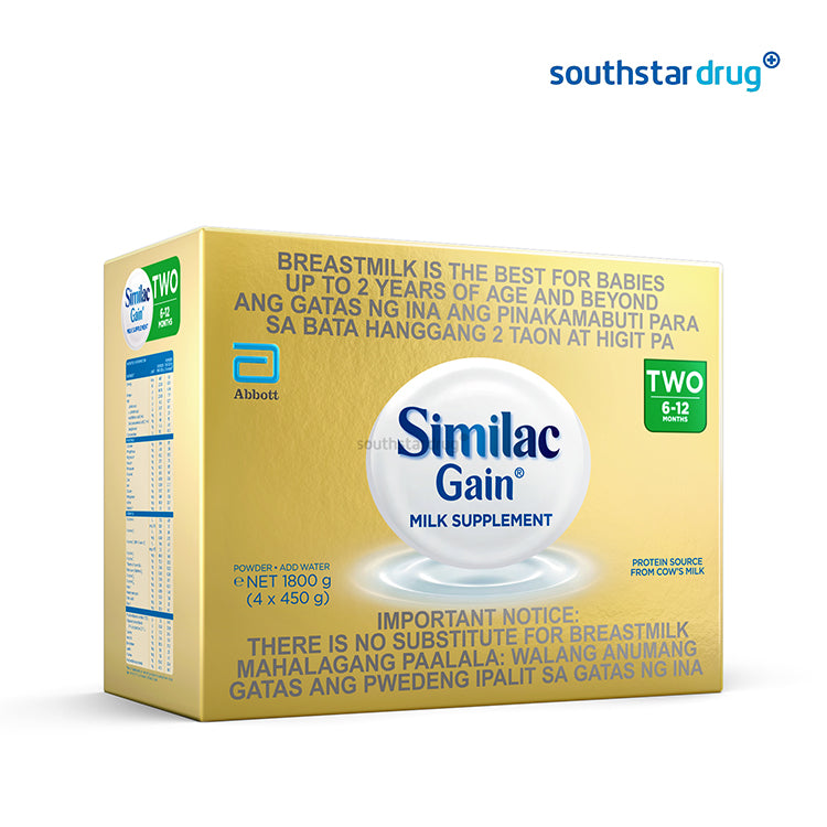 Similac Gain HMO 6 to 12 Months 1.8kg Box