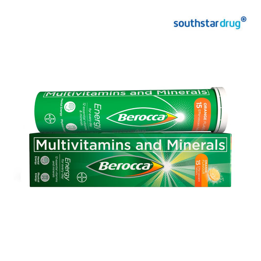 Berocca Orange Tablets 15s – Vitamin B-Complex with Vitamin C