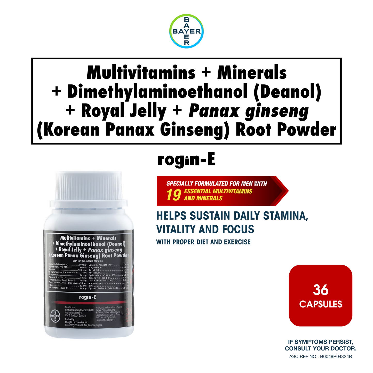Rogin-E Multivatimins Soft Gel 30+6 Capsule