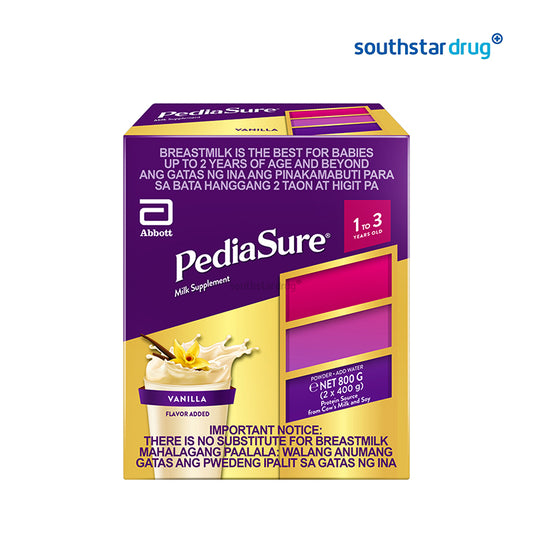 Pediasure 1 to 3 Vanilla 800g Box