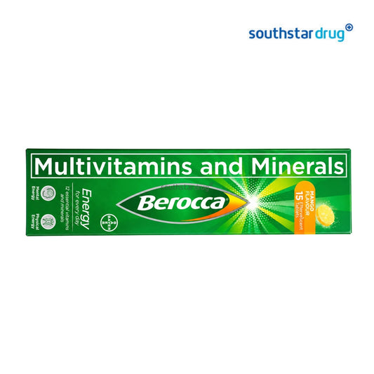 Berocca Tablet Mango (15 Tablets) – Vitamin B-Complex with Vitamin C Support