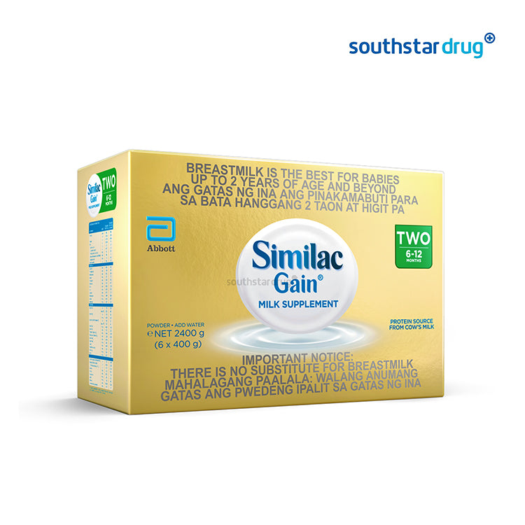 Similac Gain HMO 6 to 12 Months Box