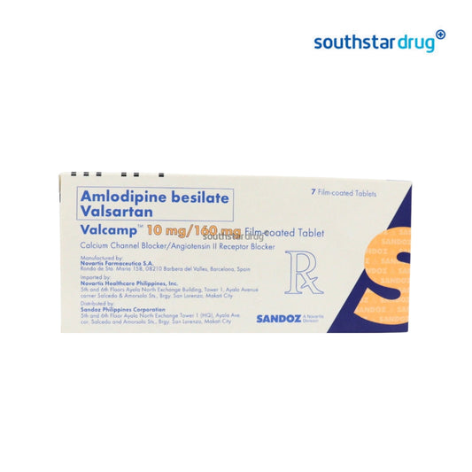 Rx: Valcamp 10mg / 160mg Tablet