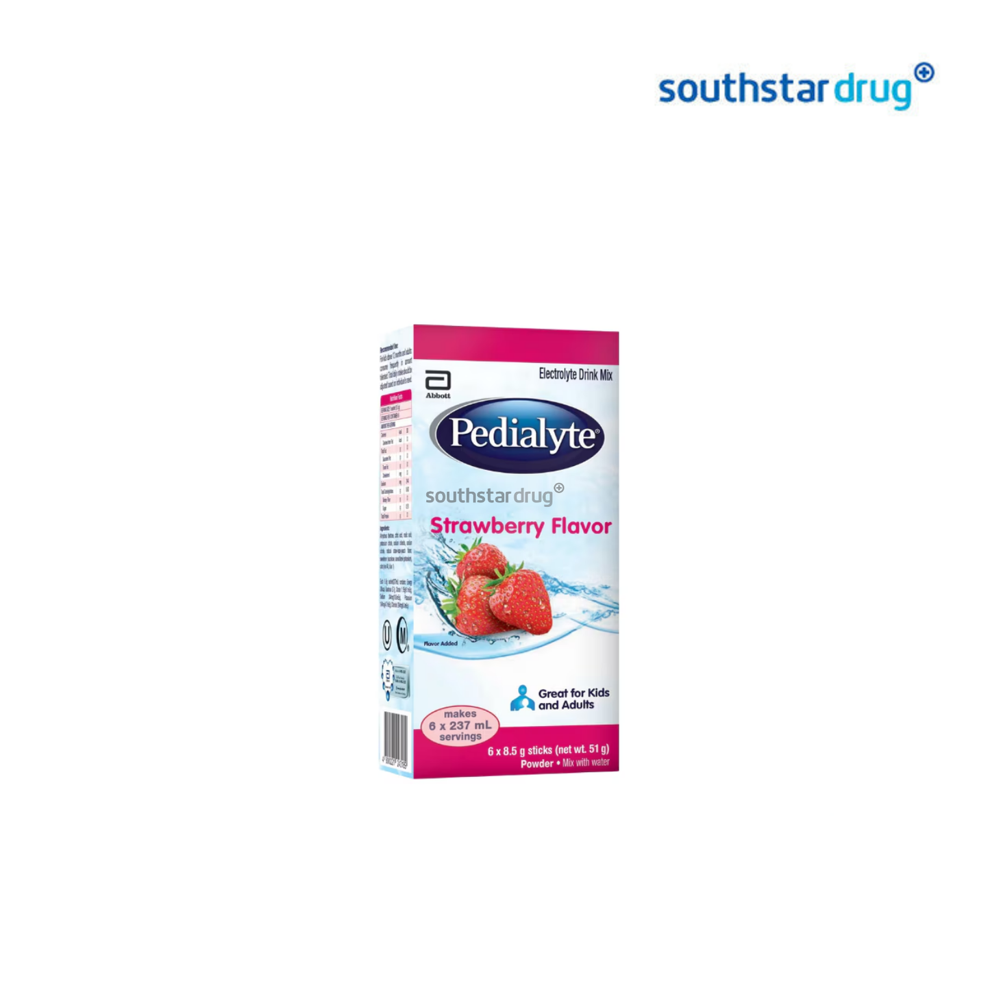 Pedialyte Powder Strawberry Flavor 8.5g Sachet – Oral Rehydration