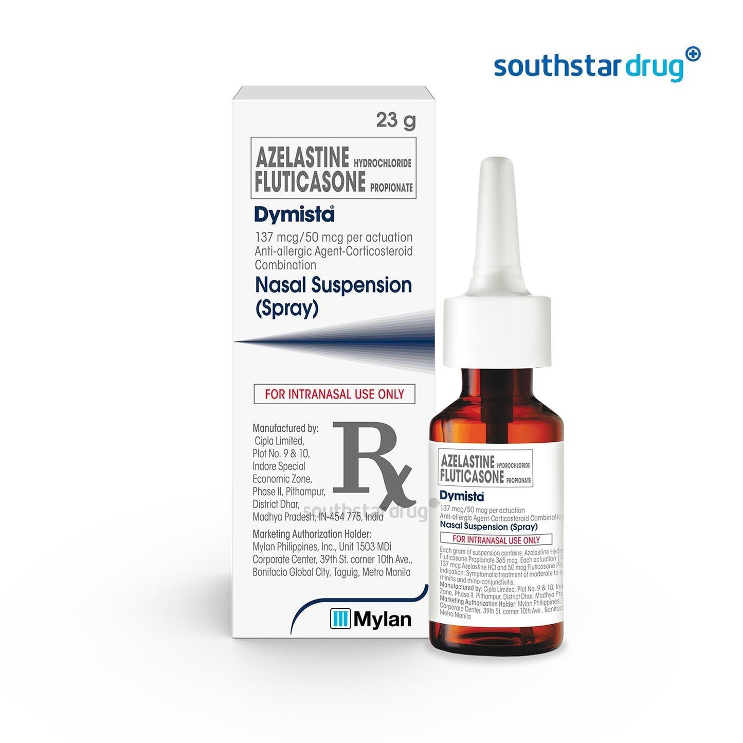 Rx: Dymista 137mcg/50mcg Nasal Suspension