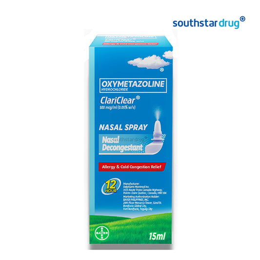 Clariclear 500mcg/ml Nasal Spray 15ml