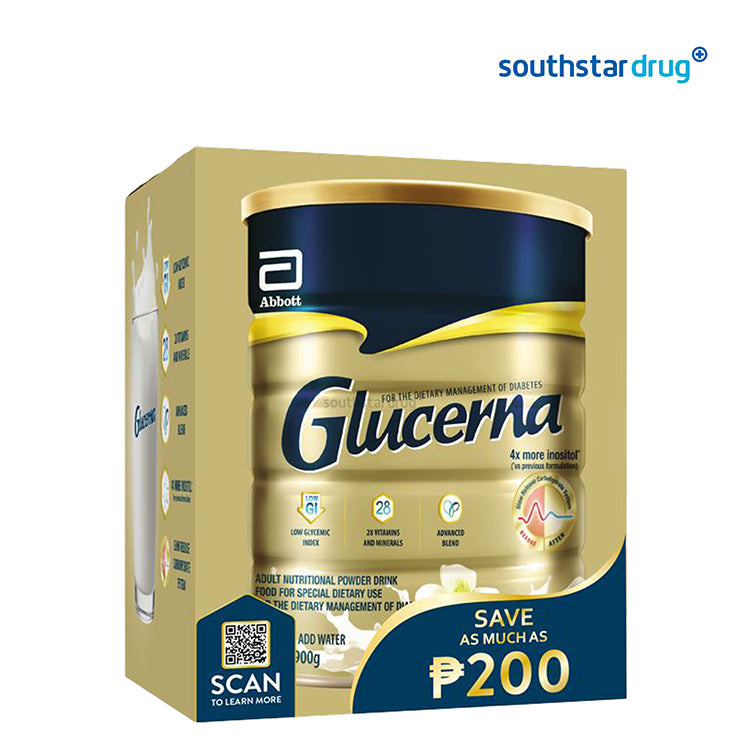 Glucerna Vanilla 900g Box Save P200