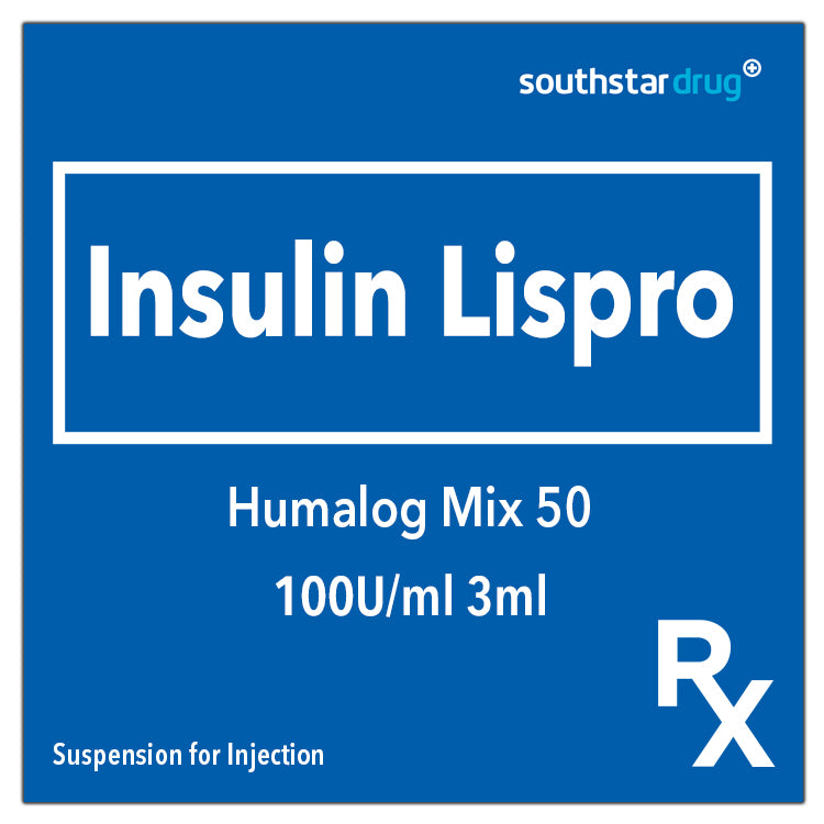 Rx: Humalog Mix 50 Kwik Pen 100U/ml 3ml