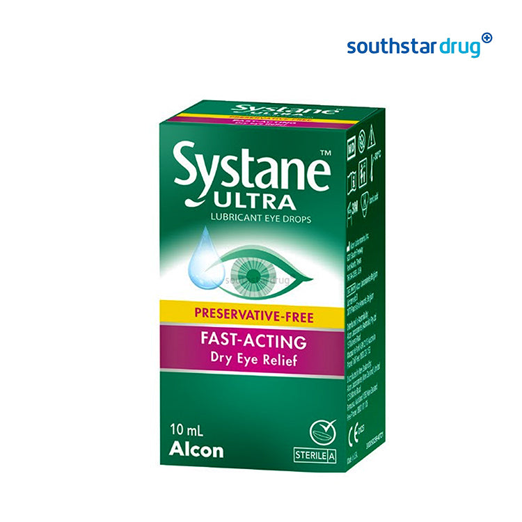 Systane Ultra Preservative-Free Fast Acting Eyedrops 10ml