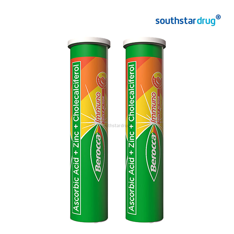 Berocca Immuno Effervescent Tablets Triple Action - 30s
