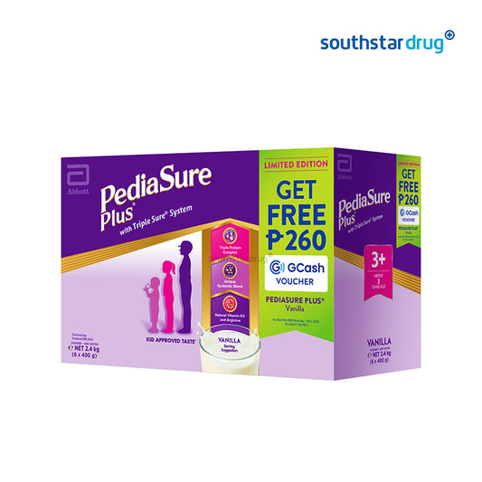 Pediasure Plus 3+ Vanilla with Triple Sure System 2.4kg Box