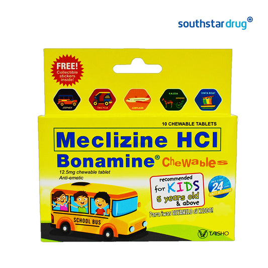 Bonamine Chewables 12.5mg Tablet - 10s