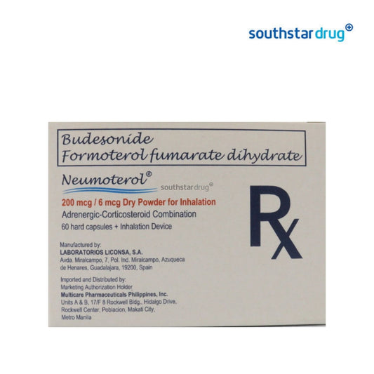 Rx: Neumoterol 200mcg/6mcg Dry Powder for Inhalation