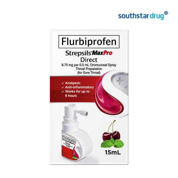 Strepsils MaxPro Direct Cherry Flavored Spray 15ml