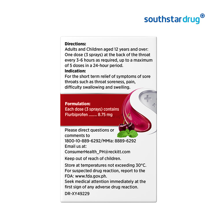Strepsils MaxPro Direct Cherry Flavored Spray 15ml