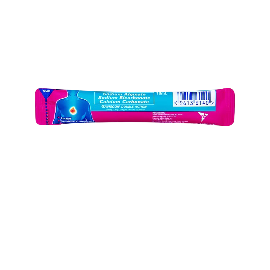 Gaviscon Double Action Suspension 10ml Sachet 7+1