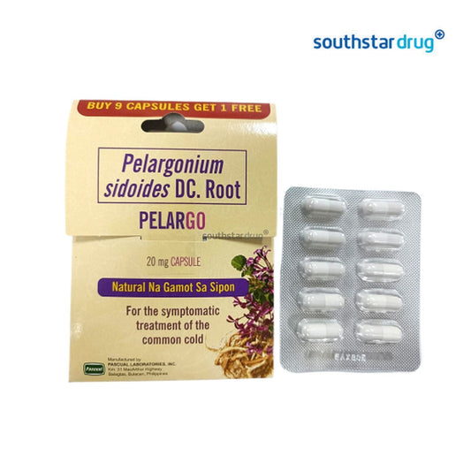 Pelargo Capsules 20mg 9+1