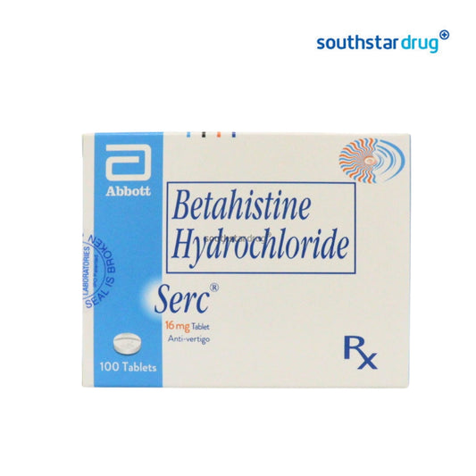 Rx: Serc 16mg Tablet