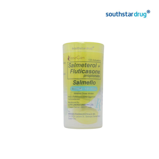 Rx: Salmeflo MDI 25/250mcg Inhaler
