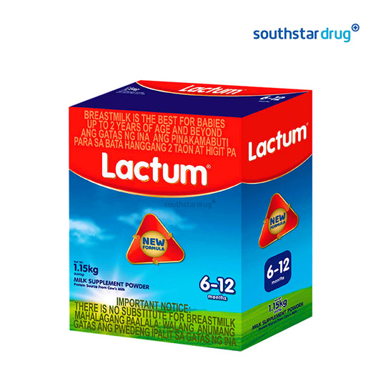 Lactum 6 to 12 Months Plain 1.15kg Box