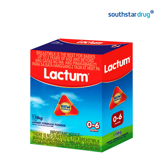 Lactum 0 to 6 Months Plain 1.15kg Box