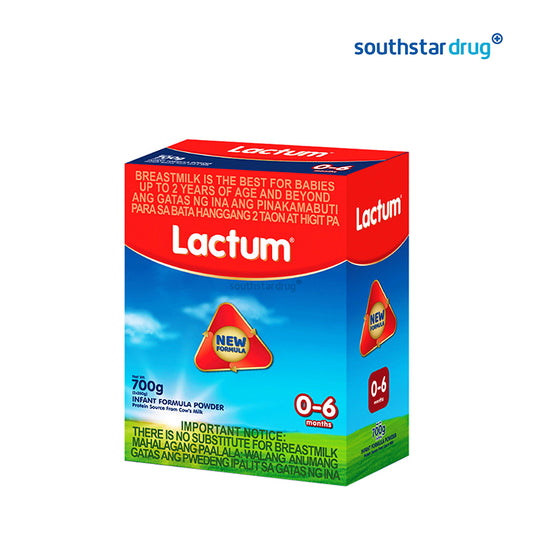 Lactum 0 to 6 Months Plain 700g Box