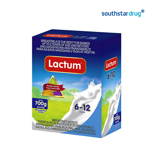Lactum 6 to 12 Months Plain 700g Box