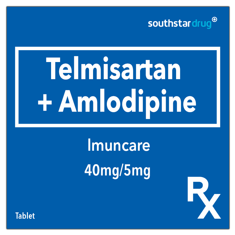 Rx: Southstar Drug Telmi+Amlo 40mg/5mg Tablet