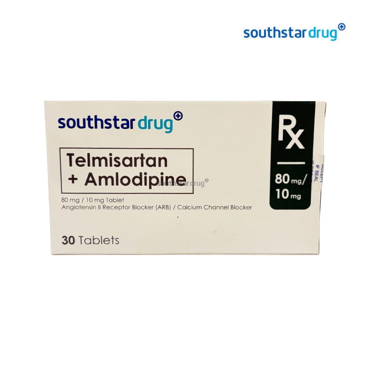 Rx: Southstar Drug Telmisartan + Amlodipine Tablet 80mg/10mg 1pc