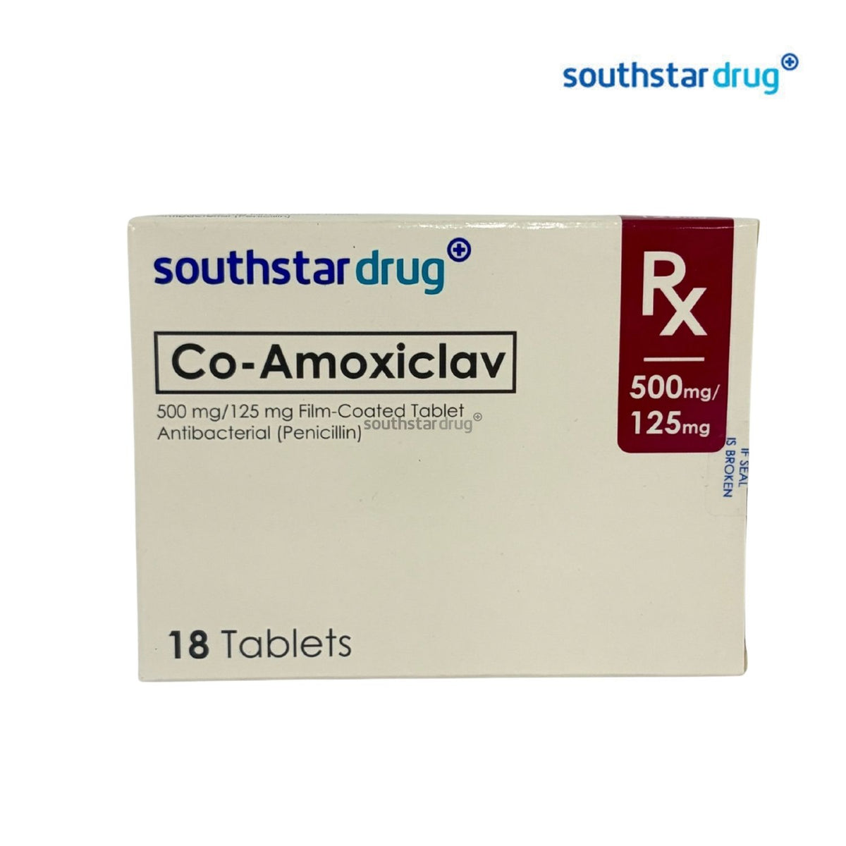 Rx: Southstar Drug Co-Amoxiclav Film-coated Tablet 500mg/125mg 1pc