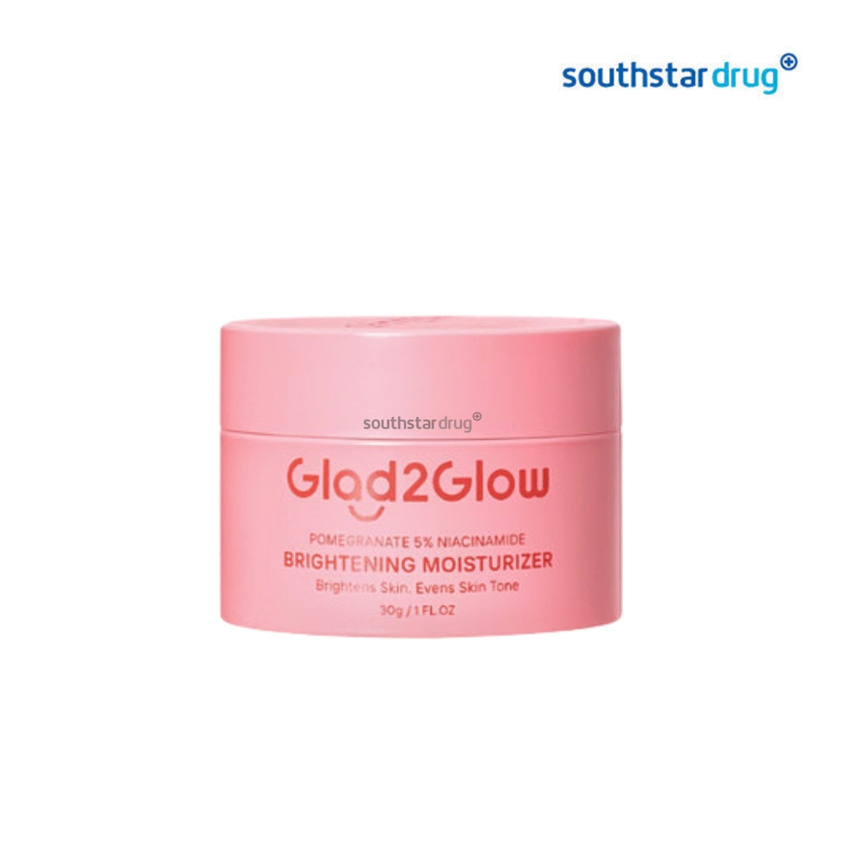 Glad2Glow Pomegranate Niacinamide Brightening Moisturizer 30g