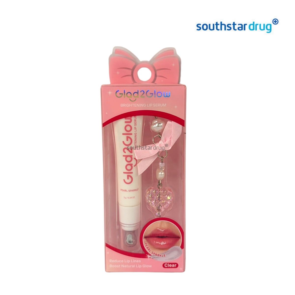Glad2Glow Pearl Sparkle Clear Lip Serum 7g