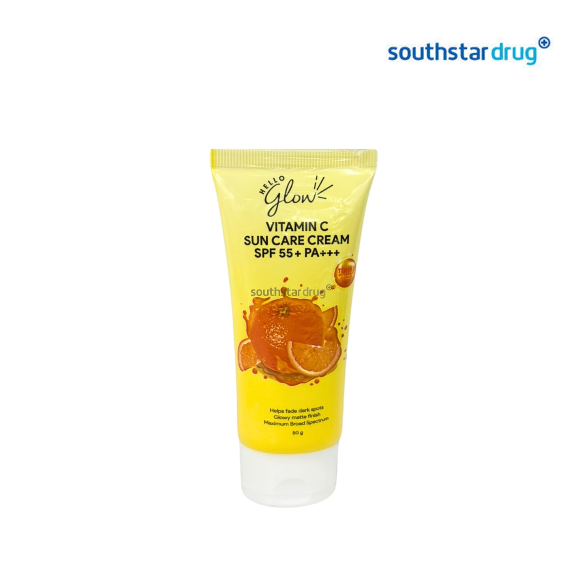 Hello Glow Vitamin C Sunscreen Cream SPF55 50g