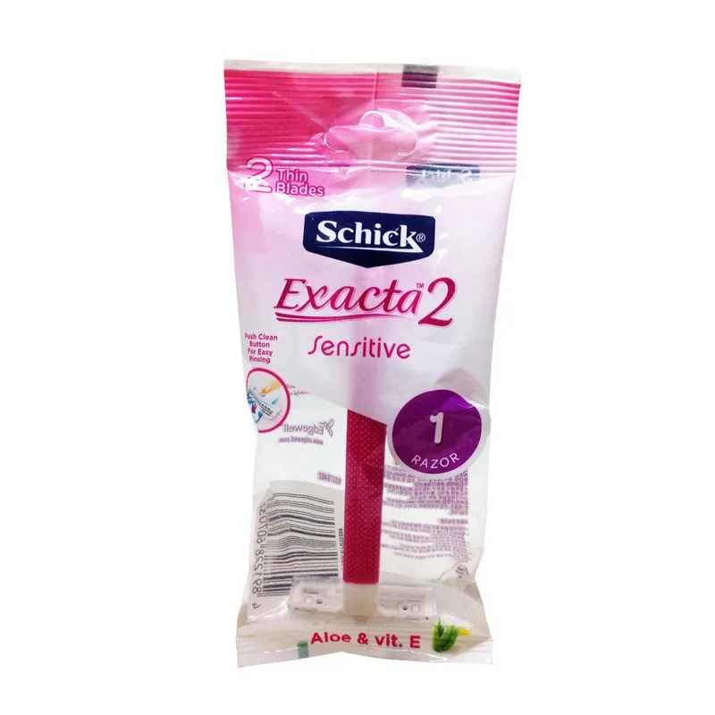 Schick Razor Exacta2 Sensitive Women Pink 1 Pc